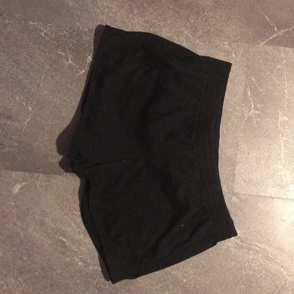 Black short shorts